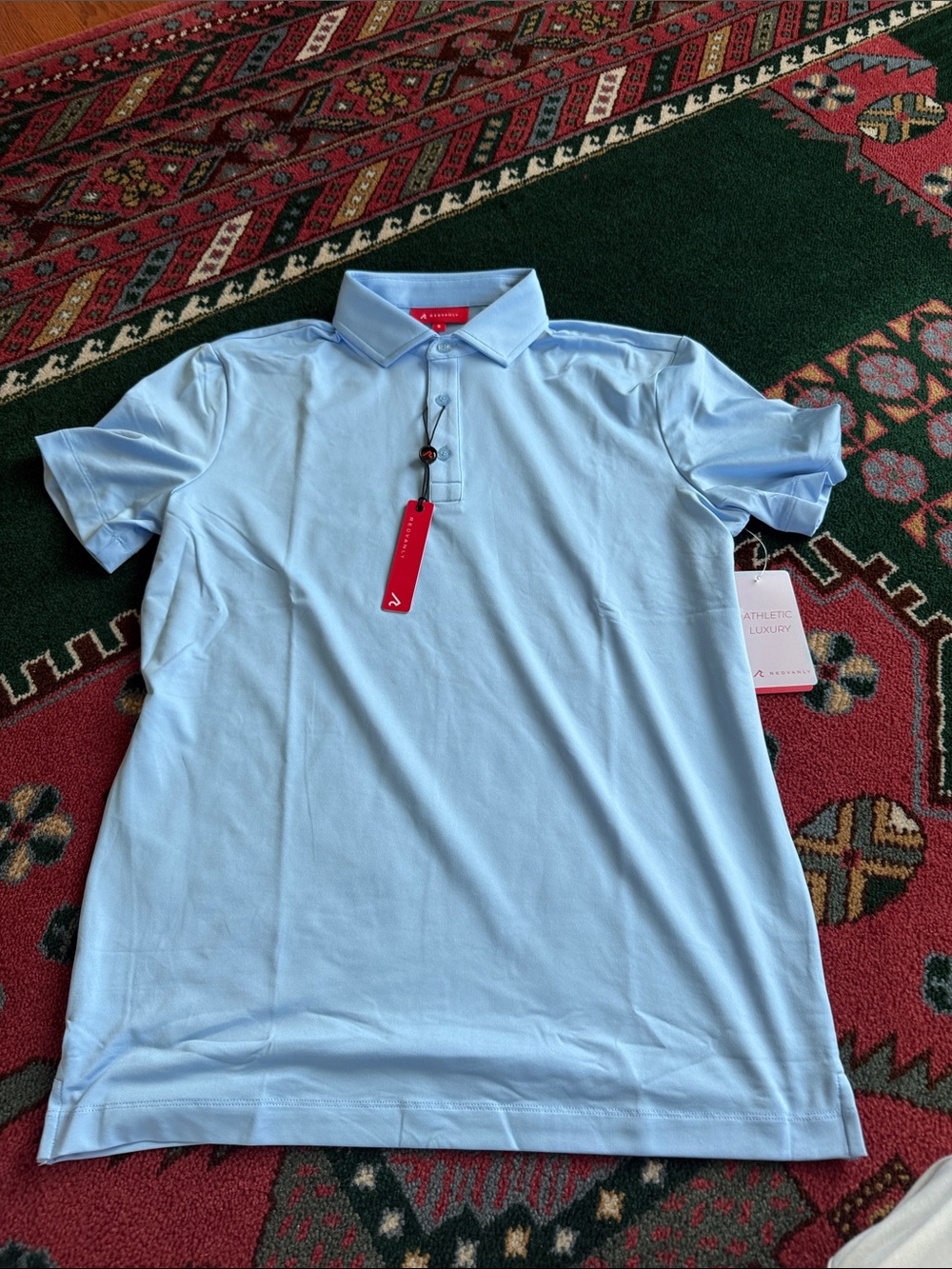Men's Light Blue Polo Shirt - Athletic Luxury